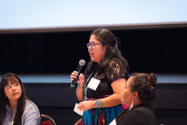 Utahana Dayzie, NASWAC scholar, speaking