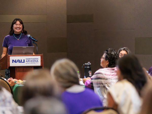 Chassity Begay responding to audience questions