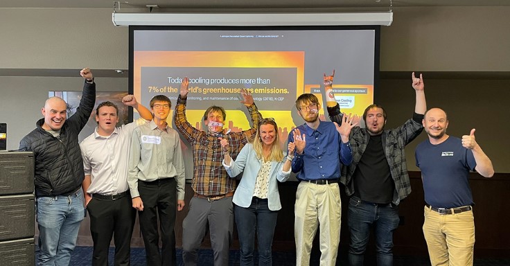 Group of N A U students and professors are excited about Project Smart Fan winning $100,000.