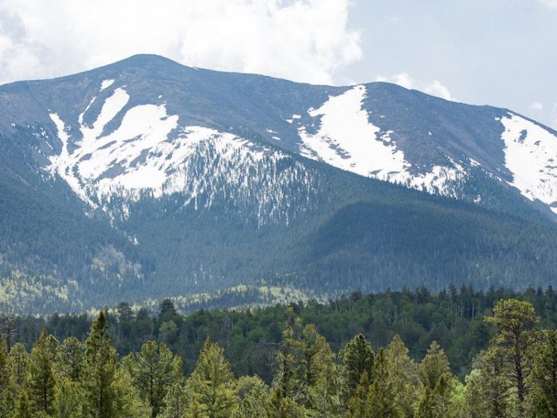 Photo of the San Francisco mountains.