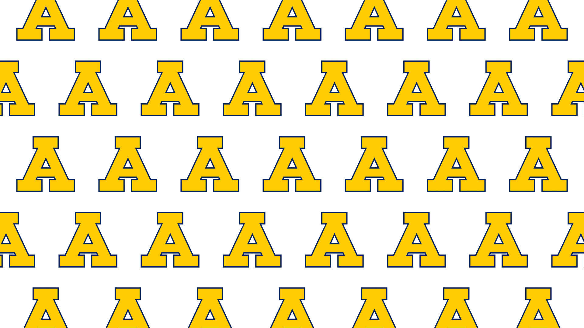 Northern Arizona University's 1940's "Block A", showcased in the La Cuesta Collection by College Vault.