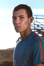 A photo of a student standing outside.