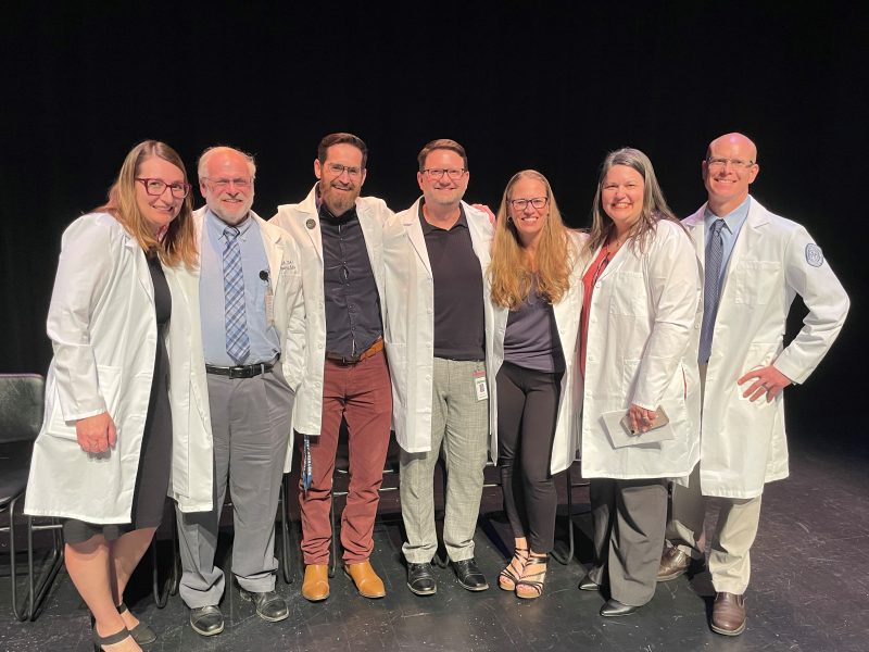 A photo of physician assistants and Dr. Dehn.