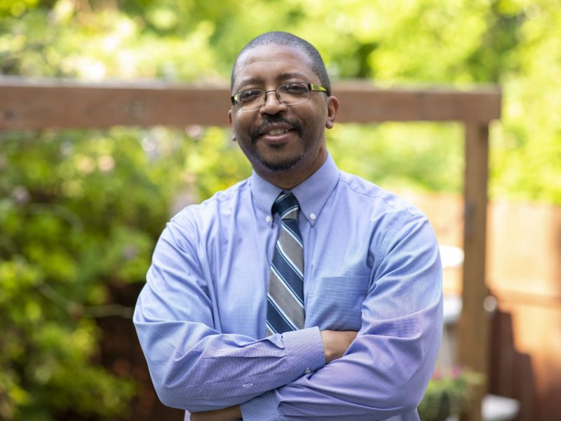 Dr. Michael Harris-Love, the 2024 winner from C H H S of the President's Alumni Award.