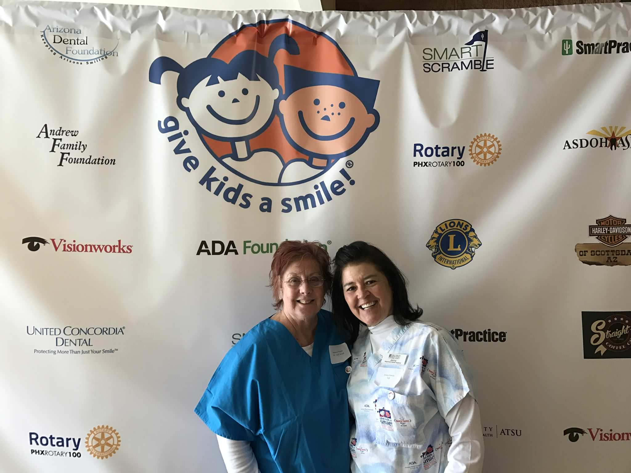 Jenny Zamora-Garcia at the Give Kids a Smile event.