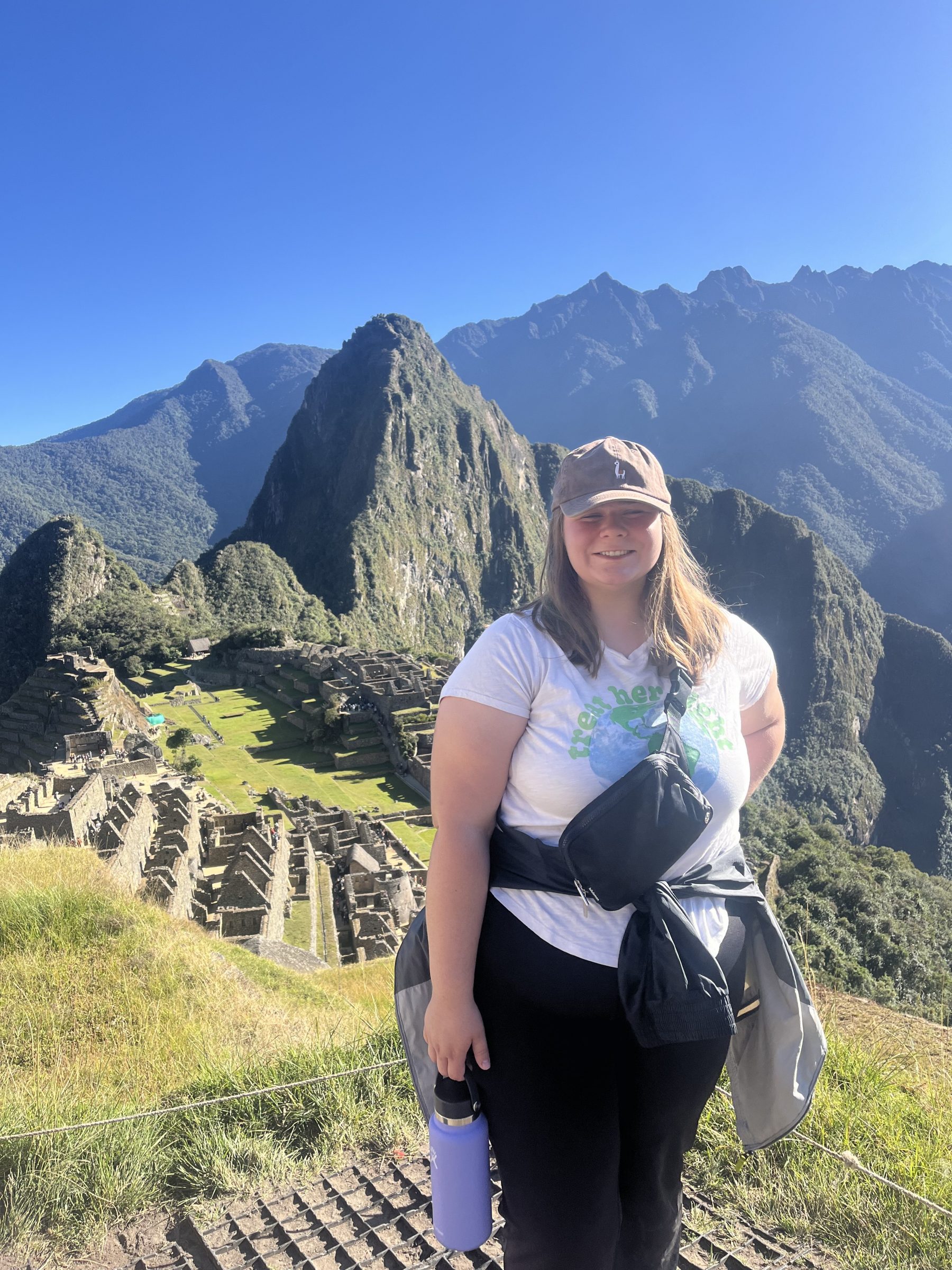 Regan with NAU Dental Hygiene in Peru.