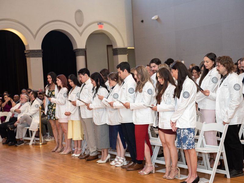 College of Health and Human Services’ Master of Physician Assistant Studies class of 2027 white coat ceremony.