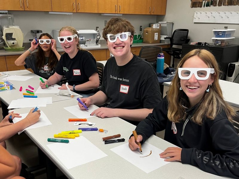 Campers using OT supplies.