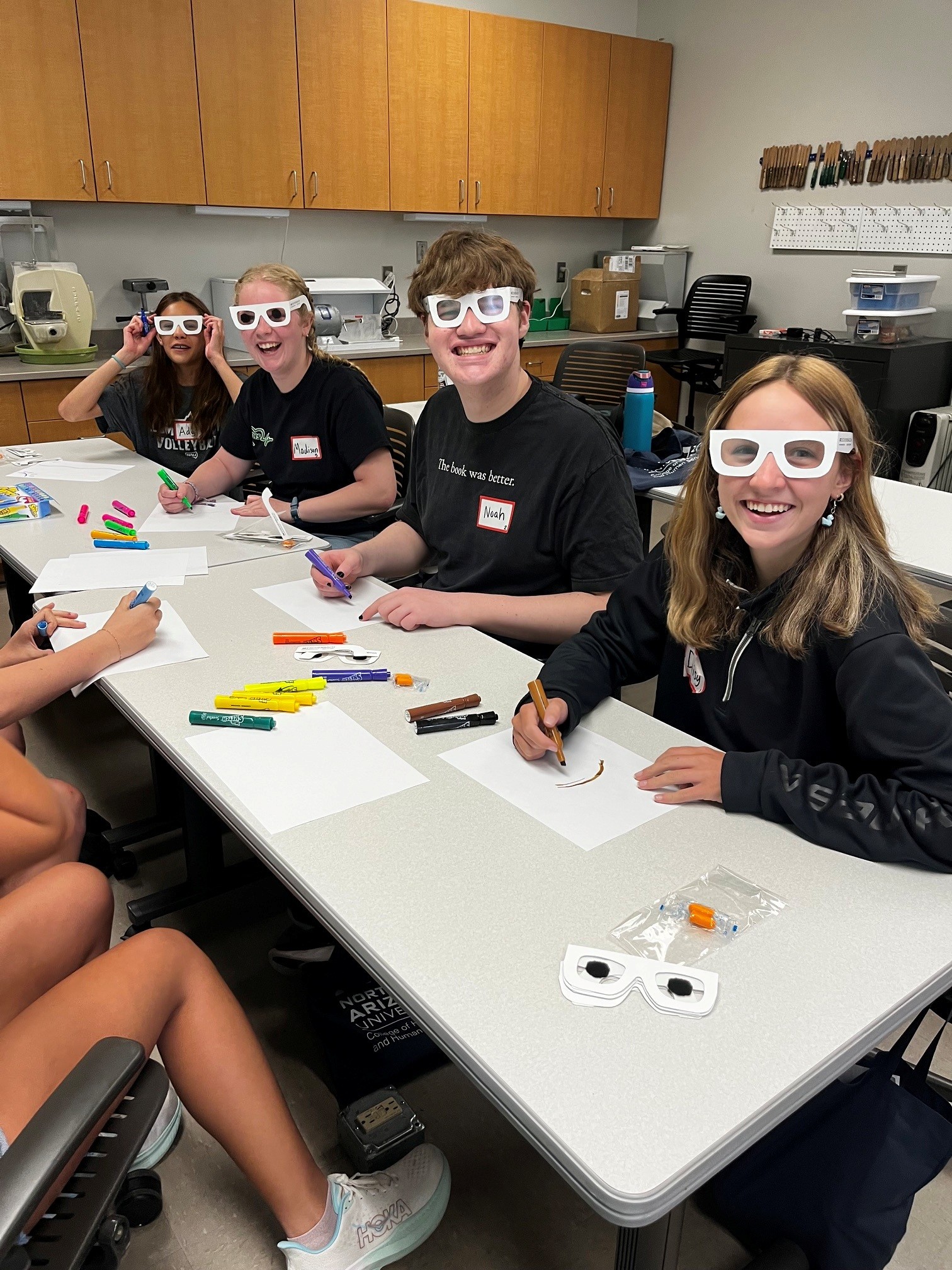 Campers using OT supplies.