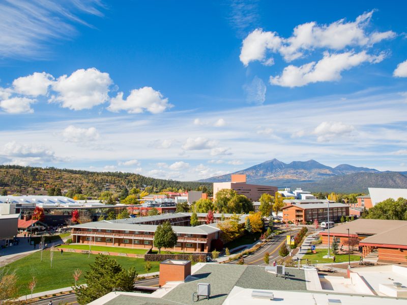 Overview of the flag mountain campus.