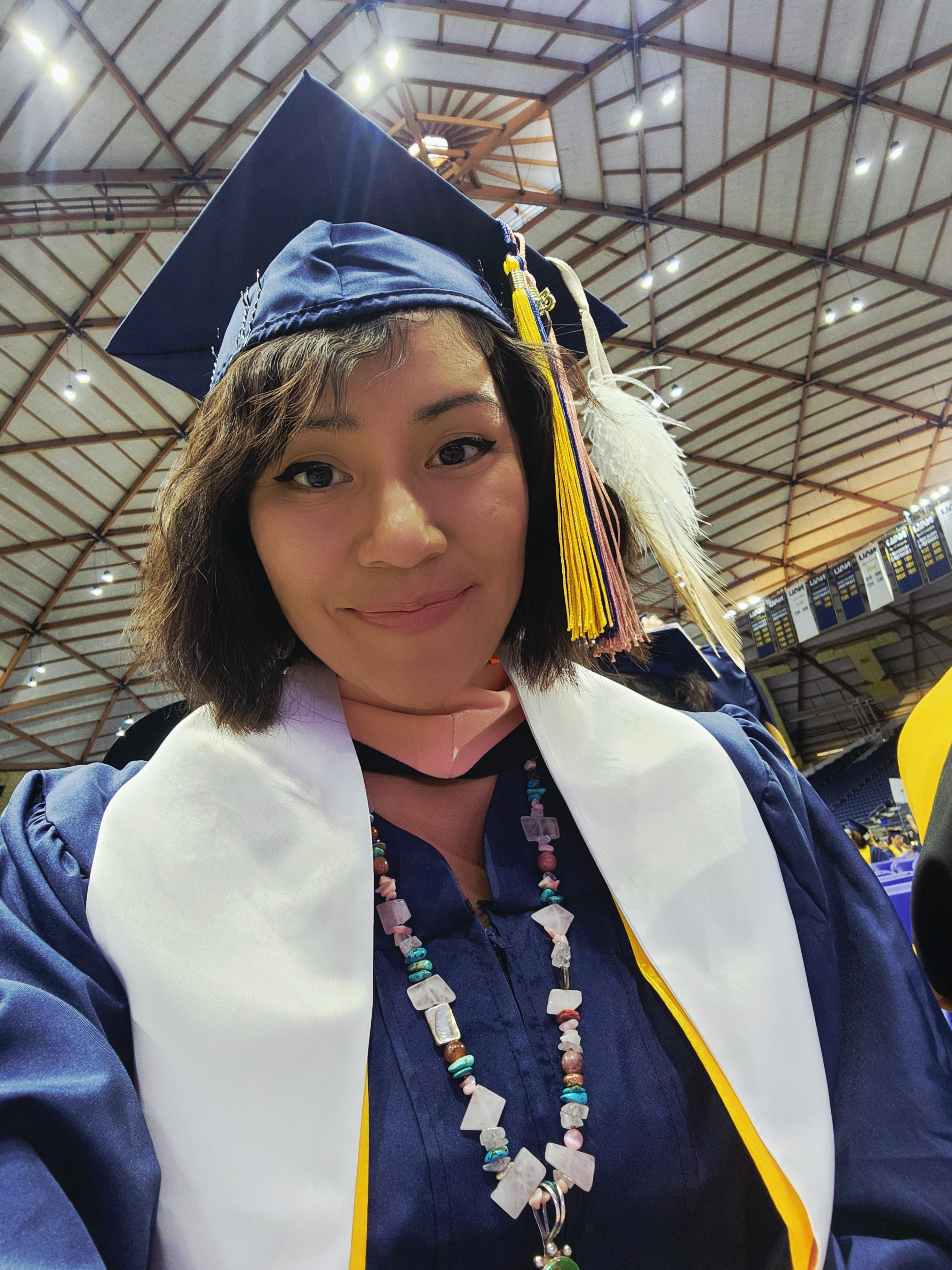 Self of Brittany Dawn Jim at convocation.