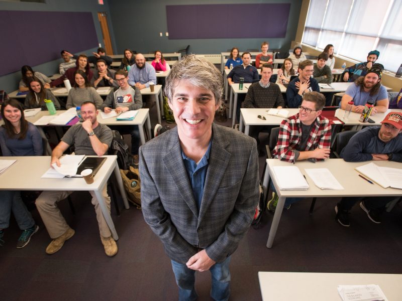 Business class with professor David Albrittion.