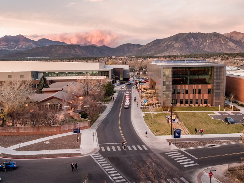 Landscape photo of Campus Recreation Facility.