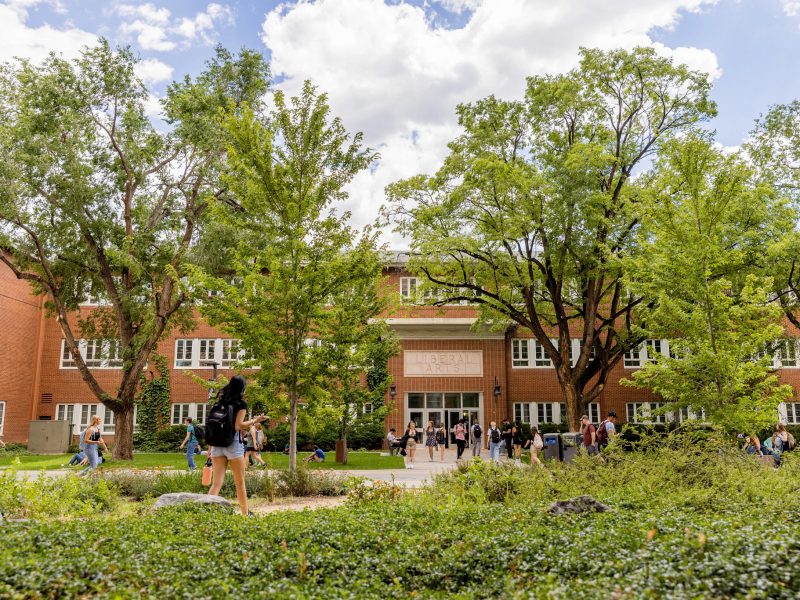 The Liberal Arts Building candid shot.