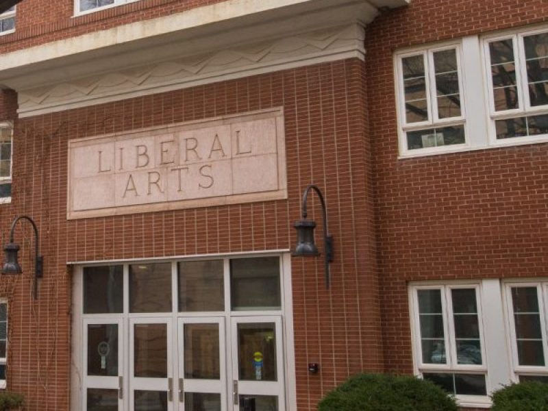 The front of the Liberal Arts building.