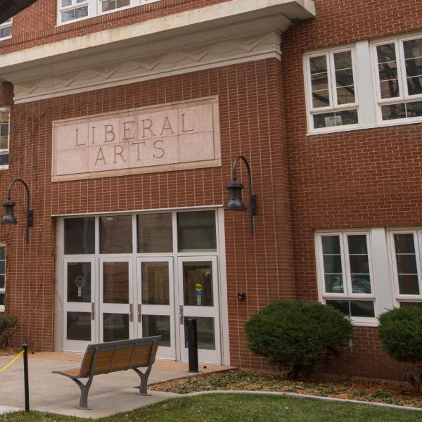 The front of the Liberal Arts building.