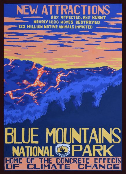 Poster for Blue Mountains National Park.