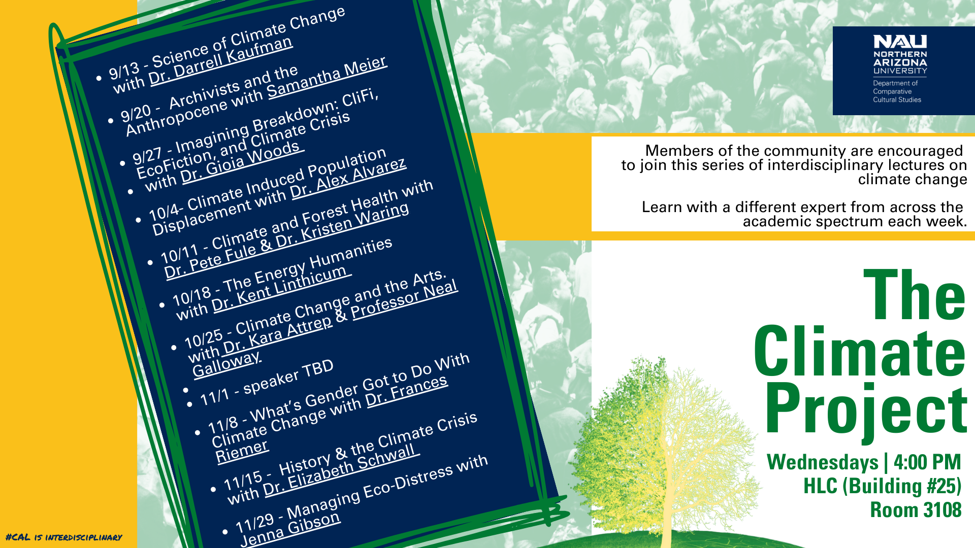 The Climate Project | Department of Comparative Cultural Studies