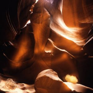 Bouncing Light. 1998. Antelope Canyon, Arizona. 4×5″ photographic transparency. NAU.PH.2021.24.007.SD.V-8652