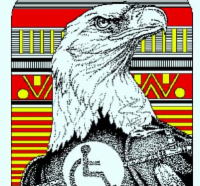 CANAR logo shows a bald eagle and a wheelchair symbol