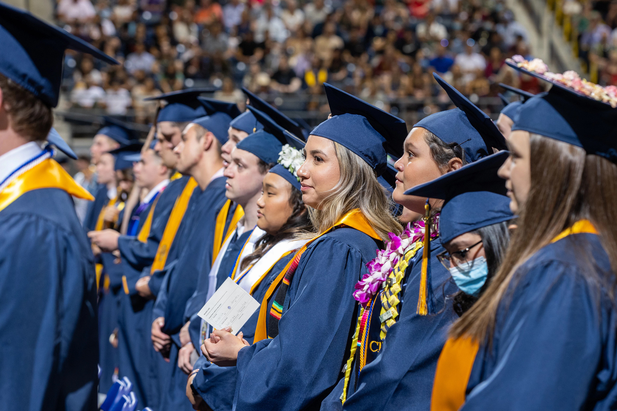 N A U students at graduation.