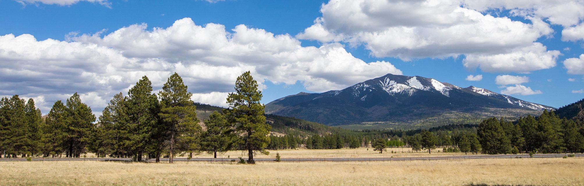 View of the mountains in Flagstaff.