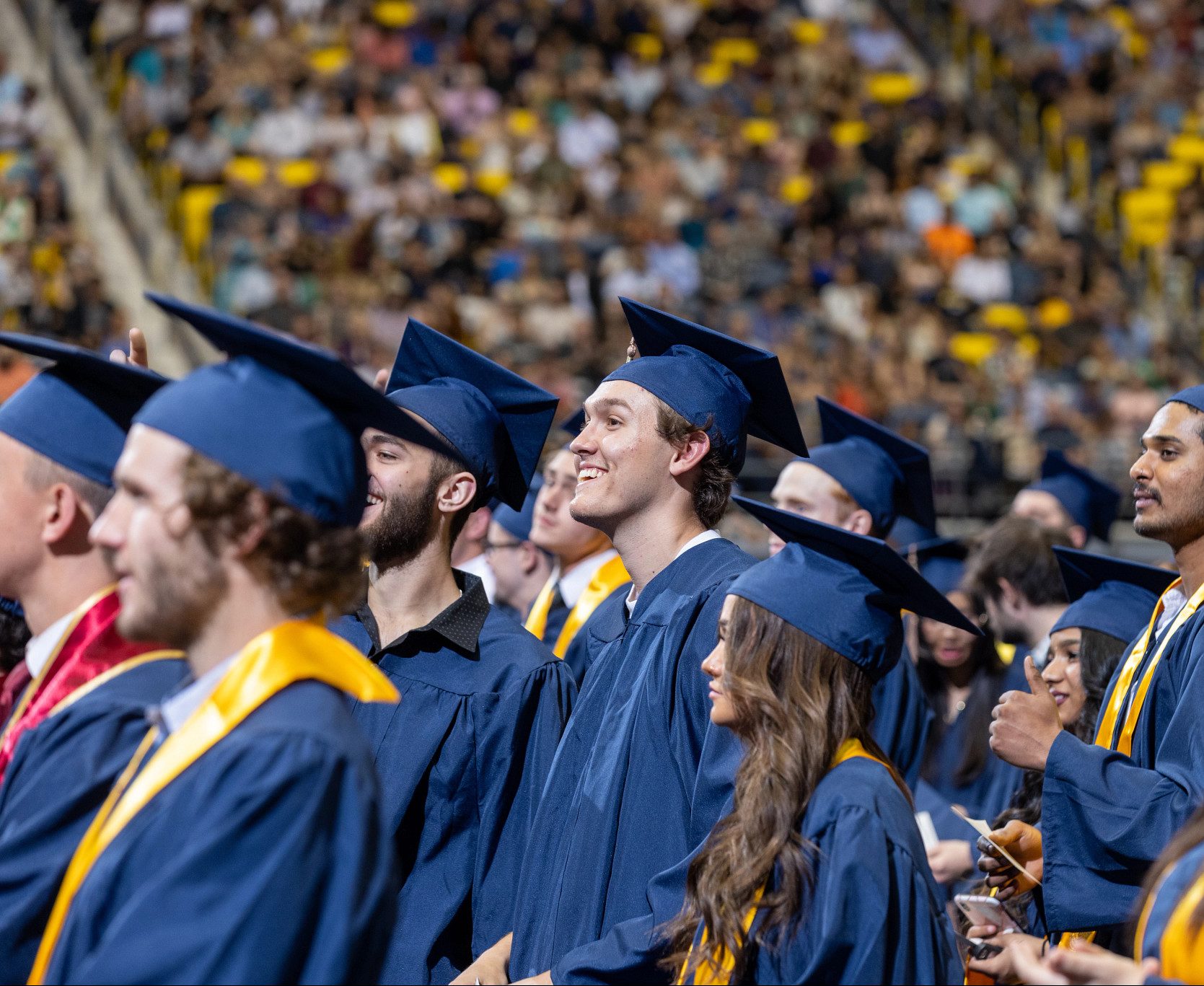 N A U students at graduation.