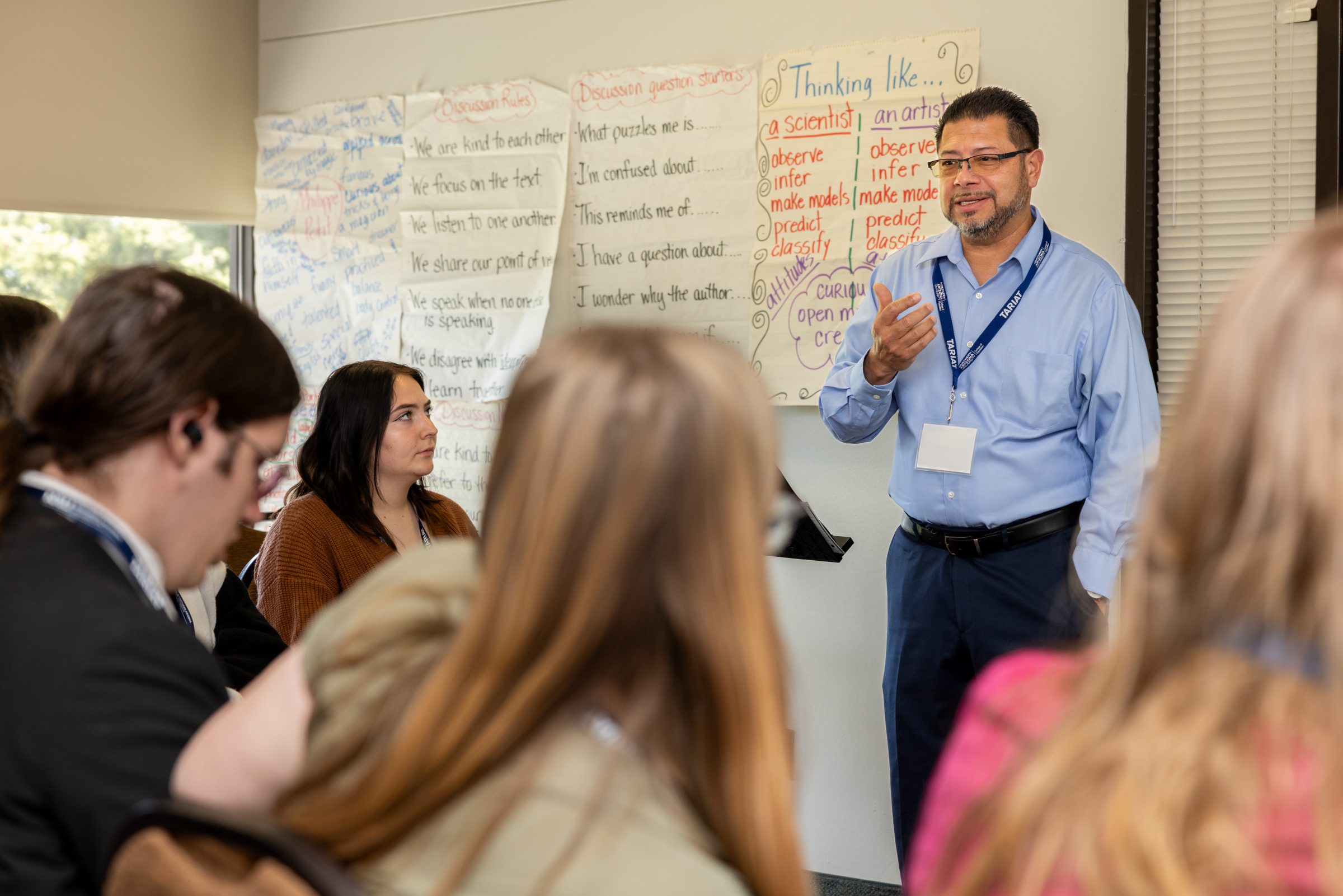 demonstration of a session at TARIAT
