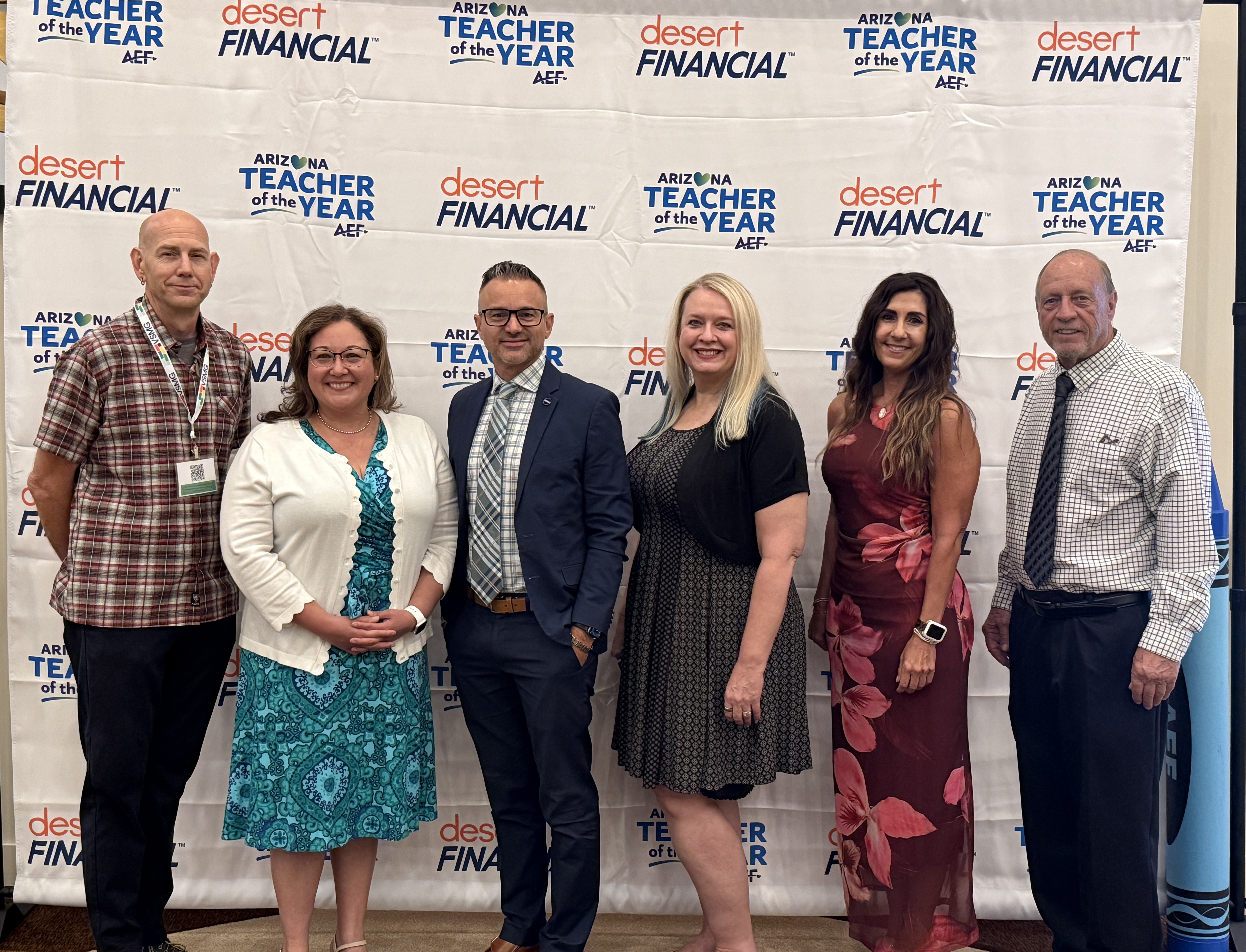 NAU representatives and education partners at the 2027 Arizona Teacher of the Year celebration.