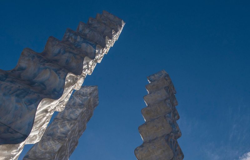 Art on south campus.