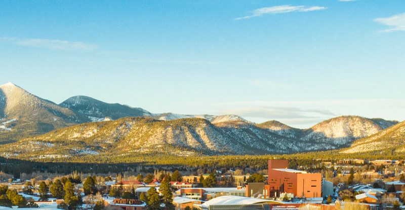 The San Francisco Peaks.