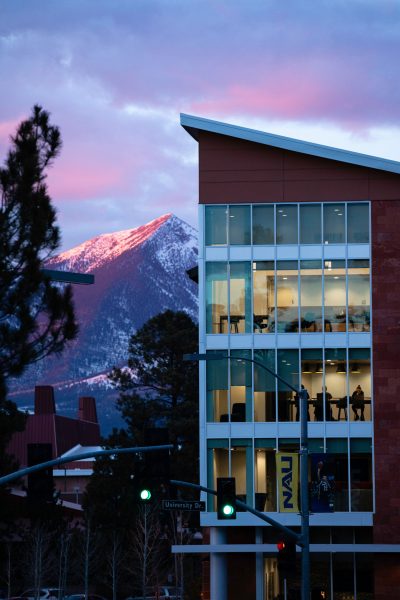 Honor's view of the peaks.