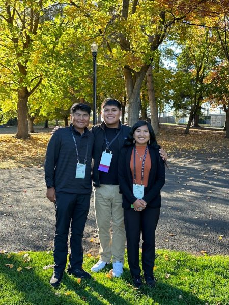 Current CARE student Pablo, and CARE Alumni Amaya.