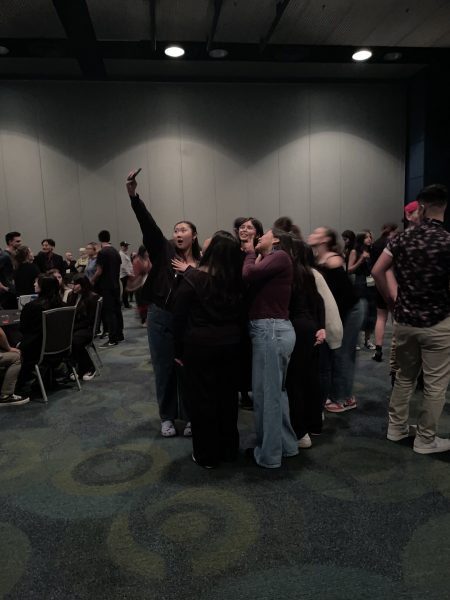 CARE at the student mixer.