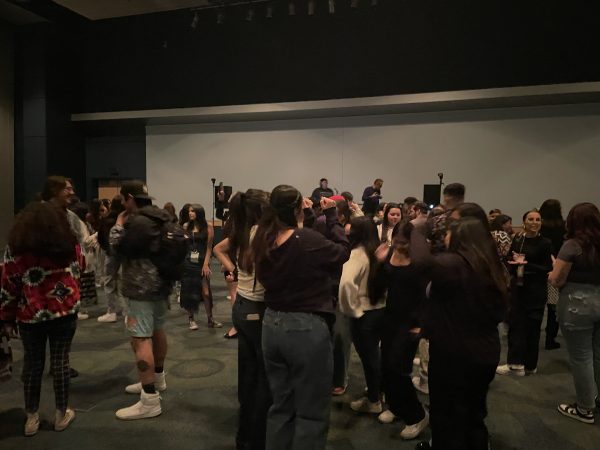 CARE at the student mixer.