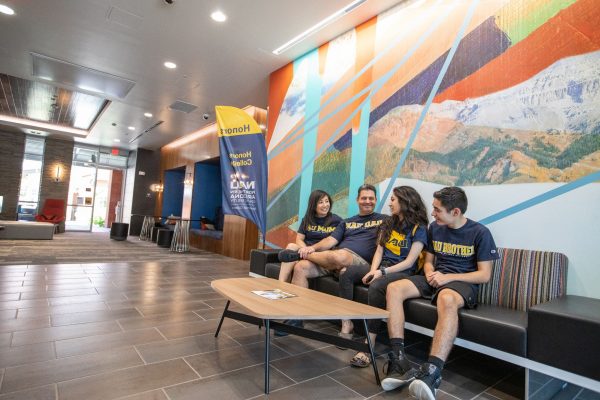 Honor's building lobby.