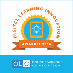 Digital Learning Innovation Awardee 2016 logo.