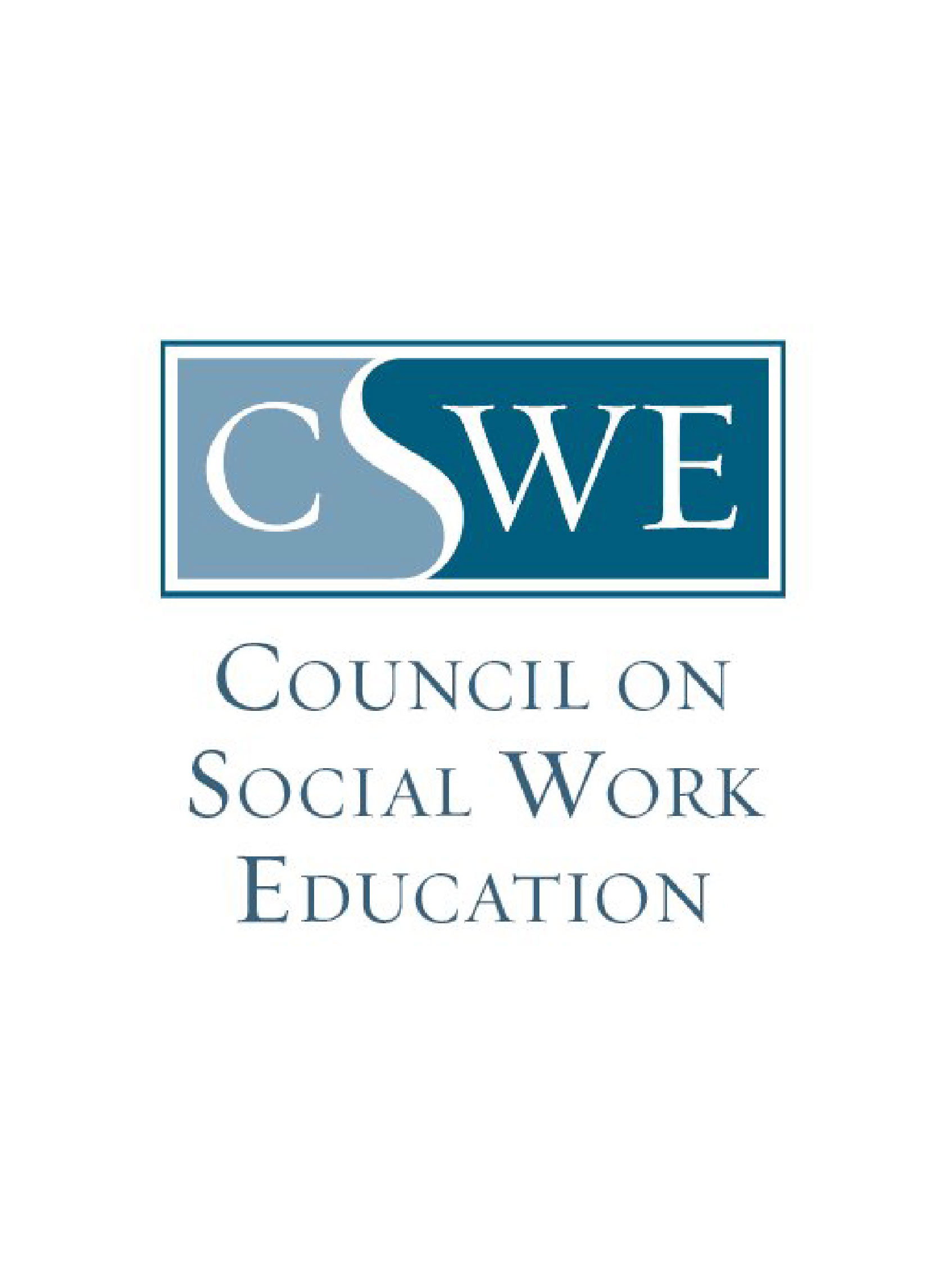 Council on Social Work Education logo.