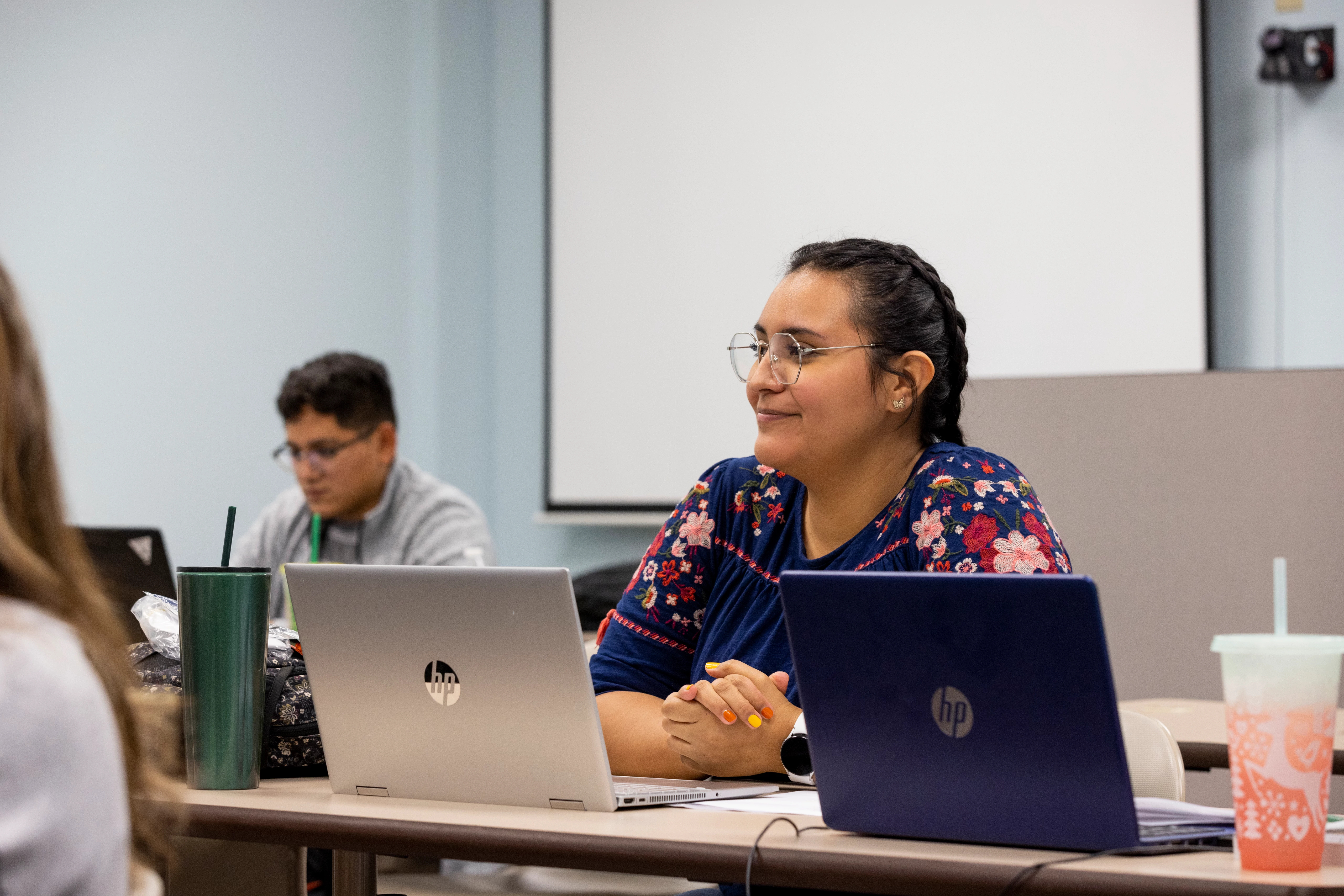 Students in an N A U&ndash;Yuma education course.