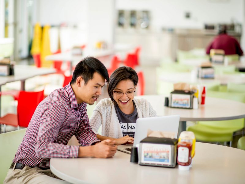 Students working together at N A U&ndash;Yuma.