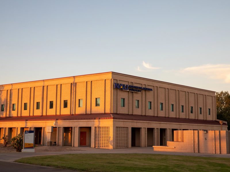 N A U-Yuma campus building.