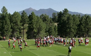 Cardinals training camp at NAU