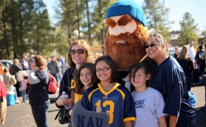 Family at tailgate