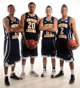 Men's basketball team players