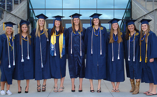 Women's soccer graduates