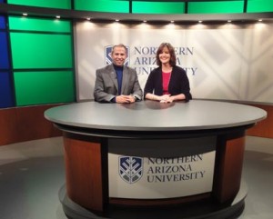 NAU-TV set