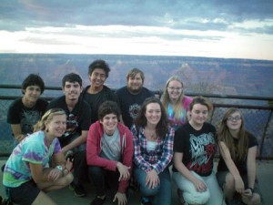 Outdoor recreation students