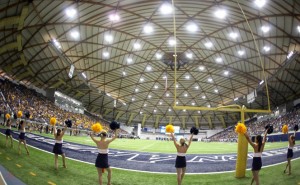 Cheerleaders in the dome