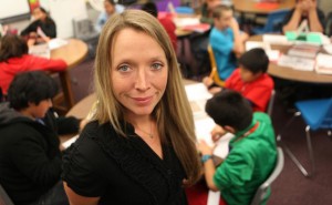Lee Irby, NAU alumna and sixth grade teacher recently selected as a 2013 Rodel Exemplary Teacher