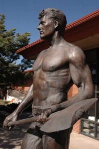 bronze statue